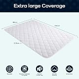 GuardedSleep Waterproof Bed Pad 86x132cm Reusable Underpad 4 Layer view 4