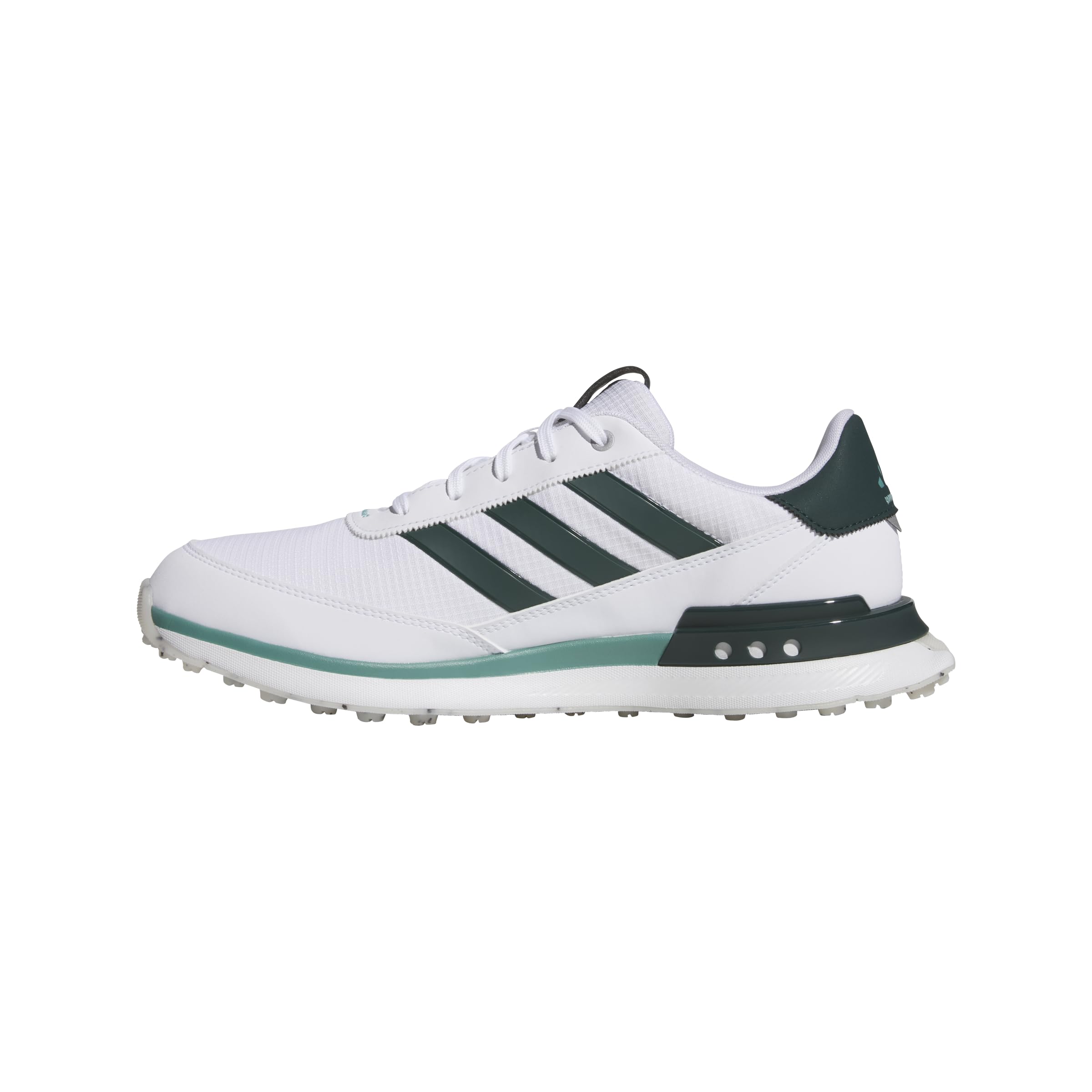 Adidas Men's S2G 24 Spikeless Golf Shoes, Footwear White/Aurora Ivy/Preloved Teal, 8.5 Image