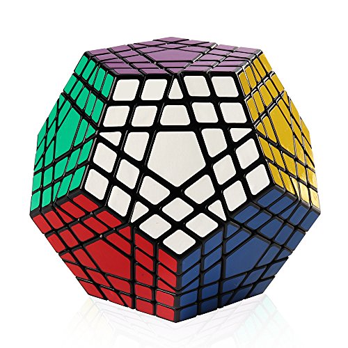 Coogam Shengshou 5x5 Megaminx Cube Gigaminx Speed Cube Puzzle Toy Black Coogam Shengshou 5x5 Megaminx Cube Gigaminx Speed Cube Puzzle Toy Black