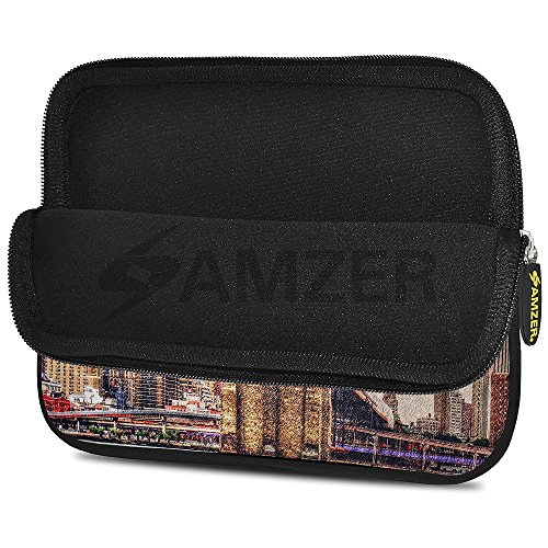 Amzer 7.0-7.75 Inches Designer Neoprene Sleeve Case for iPad/Tablet/e-Reader and Notebooks, Bridge Link (AMZ5247077)