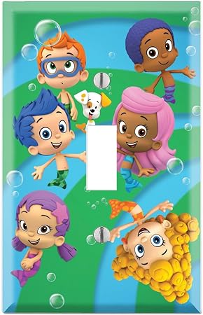 Bubble Guppies Single Toggle Light Switch Decor Wall Plate Cover