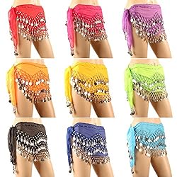 Silver Coins Belly Dance Waist Costume B…