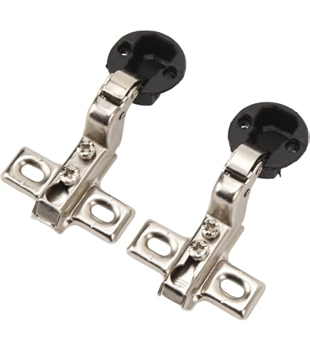 thumbnail interactive-video image 1 of HnFshop 1.5 Inch 35mm Soft Close Cabinet Door Hinges - Hydraulic, Chrome, Steel 1 of 2