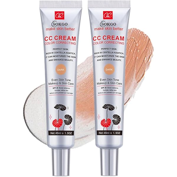 Amazon.com: Color Correcting CC Cream with SPF 25, Coverage