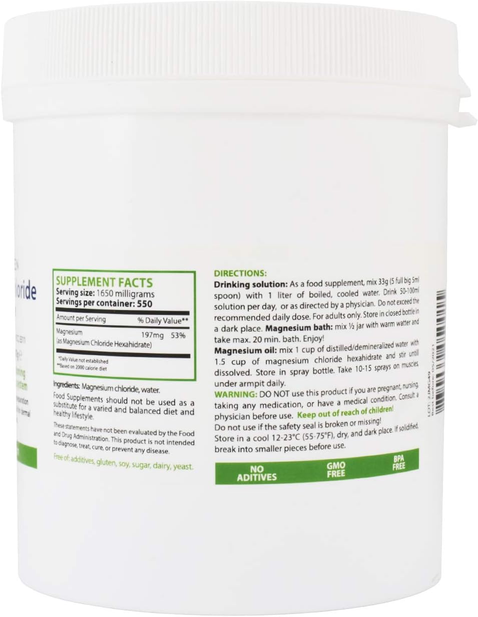 2 Pounds / 907 g Magnesium Chloride Powder, 907 g (Pack of 1) - Image 3
