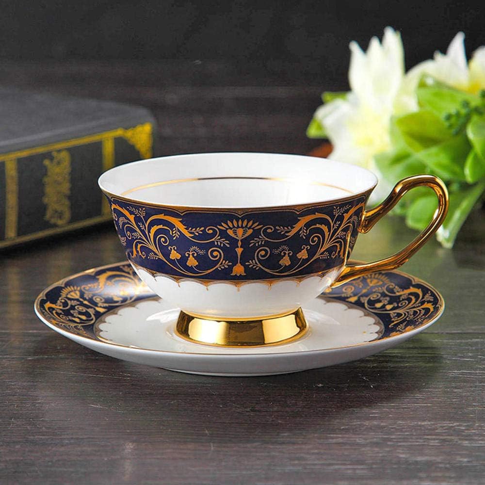UANOU Fine Bone China Tea Cup Spoon And Saucer Set 3 Pieces Ceramic Tea Coffee Cup Art Ceramic Tea Coffee Cup