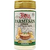 Flora Grated Parmesan Cheese, Aged Over 10 Months, Authentic Italian Old World Flavor, Premium Grated Parmesan for Pasta, Pizza, Salads and More, 8 oz