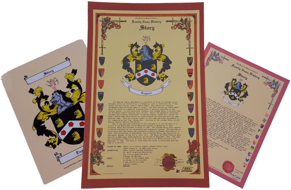 Kellermann Coat of Arms, Family Crest & History Combo