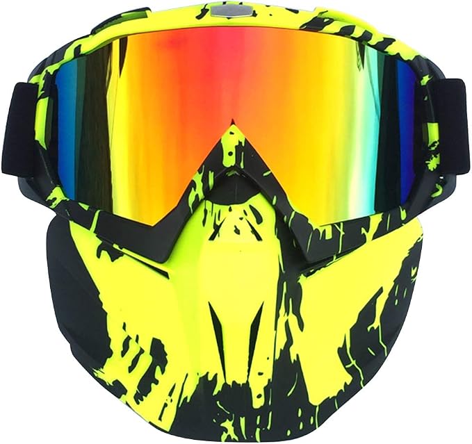 Lunettes De Moto Transparentes - Verres Anti-impact - Rembourrage Confort - Coupe-vent - Norme CE