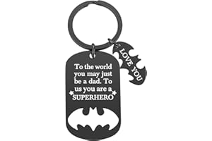 iJuqi Father's Day Gifts for Dad from Daughter Son - Dad Gifts for Birthday Christmas Valentine's Day, Dad Keychain