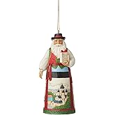 Enesco Jim Shore Heartwood Creek Christmas Around The World Baltic Santa Hanging Ornament, 4.5 Inch, Multicolor