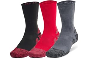 Under Armour Unisex-Adult Performance Tech Pro Crew Socks 3 PackSock