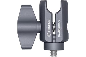 FANAUE Single Socket Arm with 1/4"-20 Thread,17mm RAM Mount B Size Adapters, Aluminum Alloy Clamp for 0.66 inch Ball Head,Fit