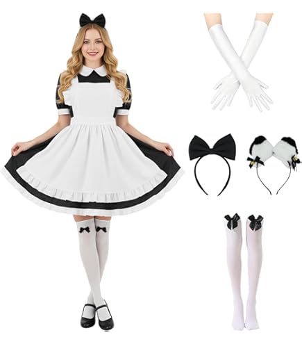 Amazon.com: XBOKA French Maid Costume Accessorie with Apron