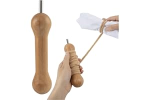 KINCHYGO, Tie Dye Tool Winding Device Sinew Stretching Connectors Wood Puller Kit