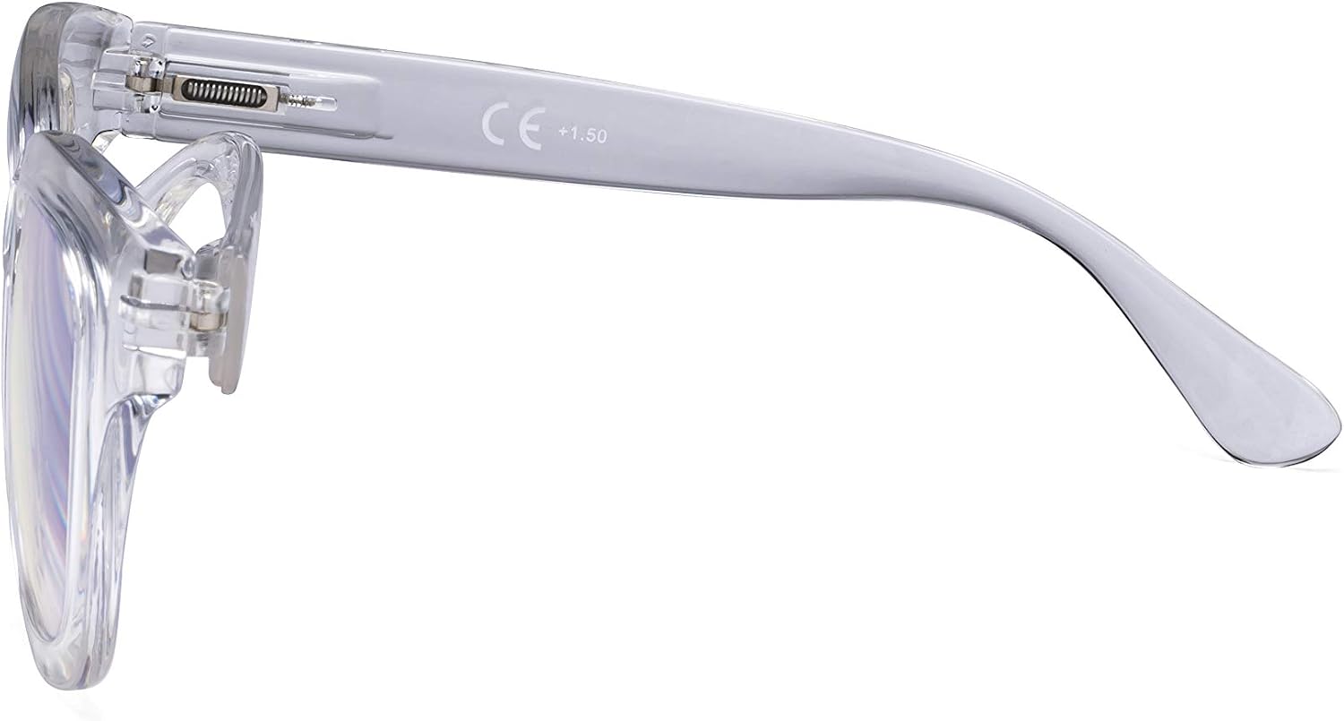 Eyekepper Oversized Progressive Readers Women, Protection Multifocus Computer Readers, Noline Trifocal Reading Glasses - Image 4