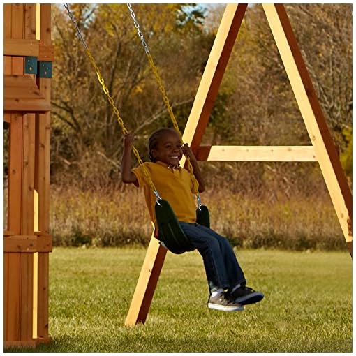 Swing-N-Slide WS 5103 Two Extreme Duty Green Swing Seats with a Heavy Duty Ring/Trapeze Combo Swing Swing Set Refresher… - Image 5