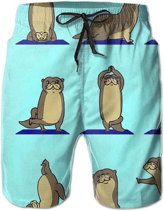 Amazon Co Jp ヨガのアシカ 水着 メンズ ショーツ サーフパンツ 海パン メンズ水着 ビーチパンツ サイズ調整 ゆったり 防水速乾 旅行 水陸両用 服 ファッション小物