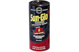 Sun-Glo Speed 6 (Medium Speed Wax) Shuffleboard Table Powder, 16 oz. Can