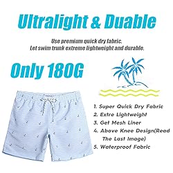 maamgic Mens Slim Fit Swim Shorts Swim Trunks 7