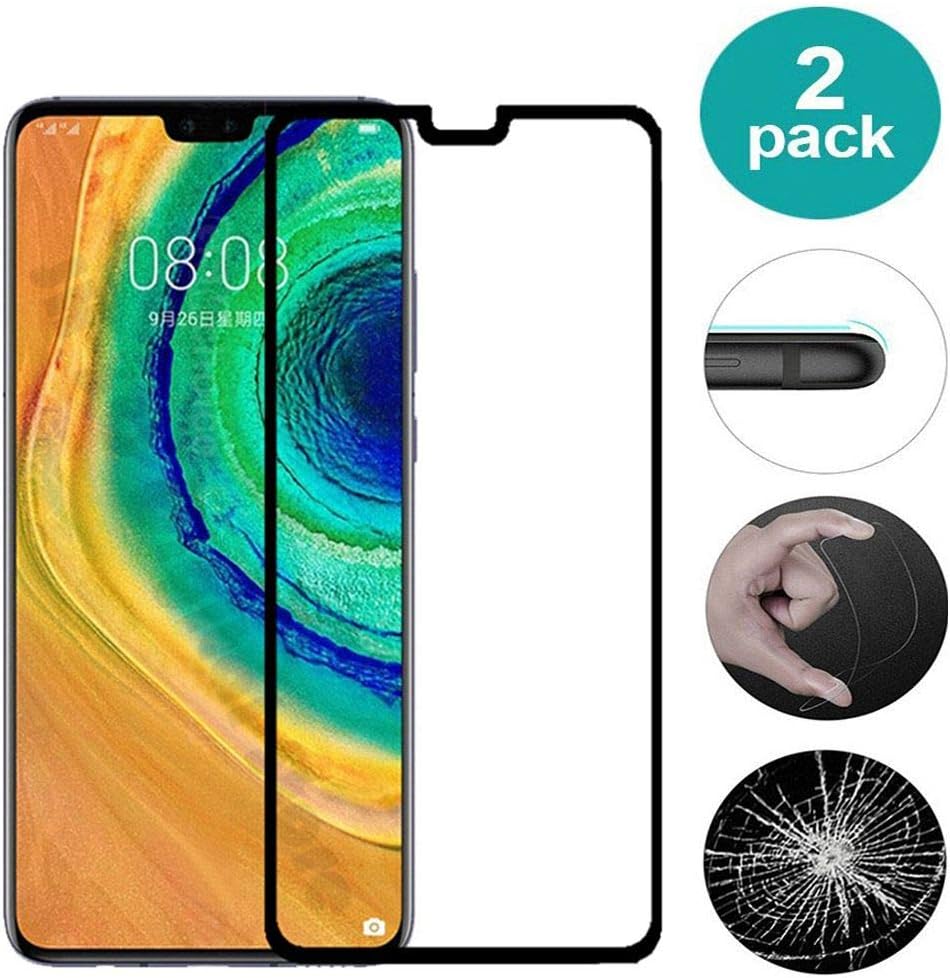 AIOIA For Huawei Mate 30 Pro 5G Screen Protector,2.5D Touch Curve Full Coverage 9H Hardness HD Clear Tempered Glass protector for Huawei Mate 30 Pro 5G