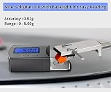 DIGITNOW Mini Digital Turntable Stylus Strength Scale 0.01g 5g Blue LCD view 3