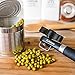 Good Grips Can Opener Hand Can Opener Manual Can Opener Smooth Edge Can Opener Stainless Steel Professional Top Hand Kitchen Aid Opener For Seniors Left Handed| Bottle Opener W/Anti-Slip Grip