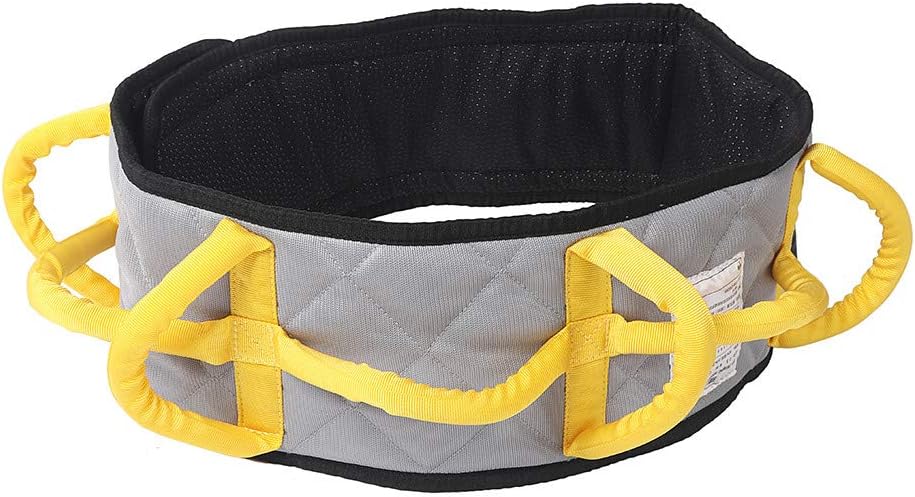 Fushida Padded Gait Belt with Handles,Medical Assistance Strap for Disabled Seniors,High Quality Transfer Belts for Patients Standing Support and Aids,Gray 46 X 5.5 Inches,FYH938: Health & Personal Care