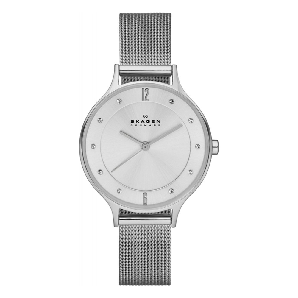 Skagen Watch for Women Anita Lille, Three Hand Movement, 30 mm Silver Stainless Steel Case with a Stainless Steel Mesh Strap, SKW2149 — image 1