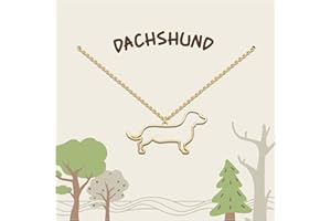 DemiJewelry Pet Dog Cat Animal Dinosaur Necklace Personalized Jewelry Birthday Gifts for Women Dainty Cute Dog Cat Animal Dinosaur Pendant Silhouette Gift for Girls Boys