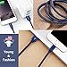 Mytecai Iphone Charger Cable iphone cable 3ft 8pin iphone Charger USB Compatible with iphone X/8/8plus/7/7plus/6s/6s Plus/6/6 Plus/5/5S/SE/iPad (Blue)