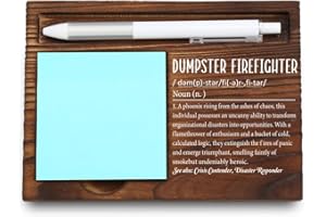 VYNWPDFLI Wooden Sticky Note Holder for Coworker, Thank You Gift with Funny Quote, Funny Office Decor for School Staff, 16.5 x 12 x 1.5 cm,LQQ7