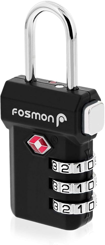 Amazon Co Jp Fosmon Tsaロック ダイヤル式ロック 南京錠 鍵 アメリカ安全運輸局認定 安心 防犯グッズ 3桁 海外旅行 荷物スーツケース ジッパー袋 ハンドバッグ 学校 ロッカー 倉庫 ゲート 盗難防止 防犯 自転車用 ブラック 1個セット Diy 工具 ガーデン