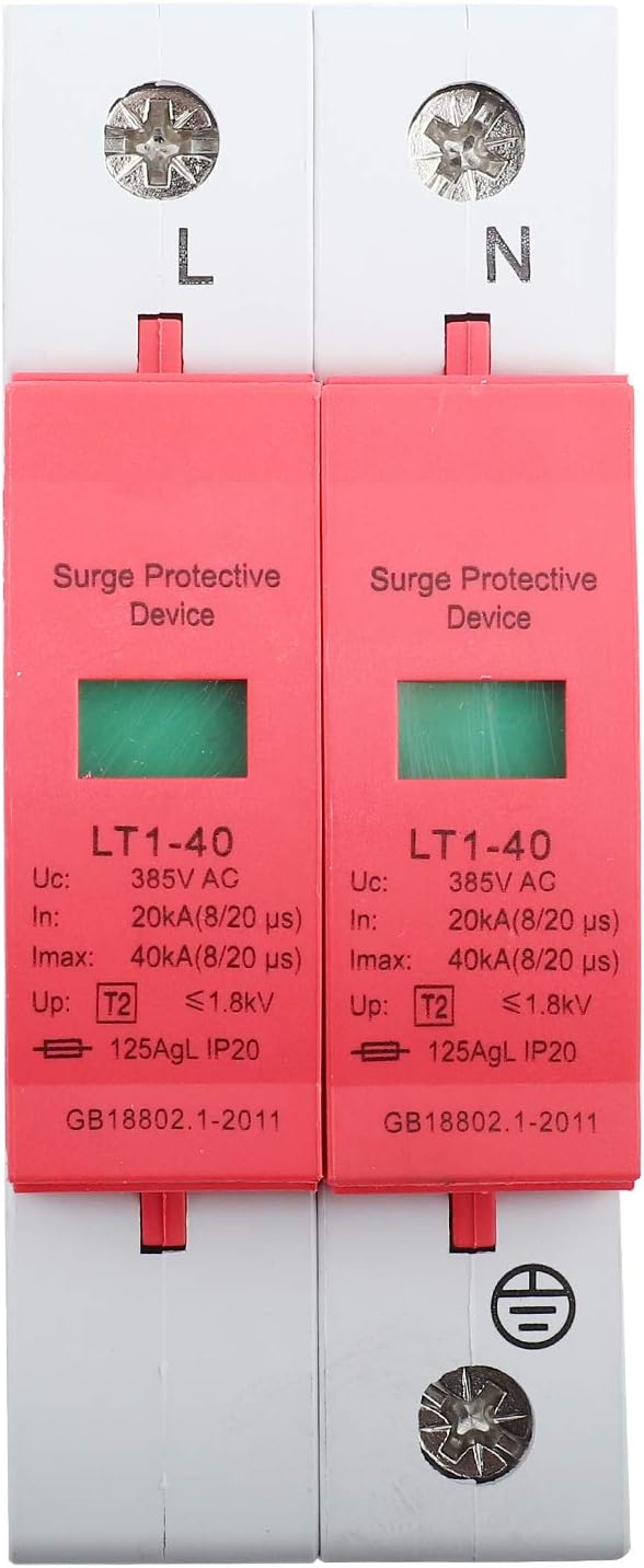 Arrest Protective Device Telephone Lightning Protector Low-voltage Arrester for All household and office purposes(2P40KA)