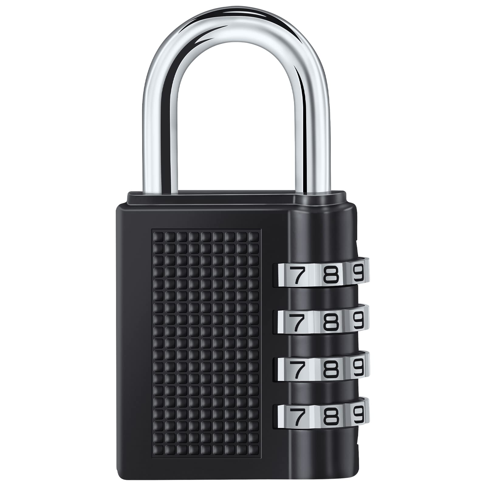 Vinabo Combination Padlock with 4 Digits, Combination Lock, Number Code Padlock, Combination Lock for Gym, School, Gate, Shed, Garage, Storage, Luggage Lockers and Toolbox