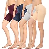 Boy Shorts Underwear for Women Cotton Biker Shorts Women 8 In Long Leg Boyshorts Panties Anti Chafing (Regular & Plus size)