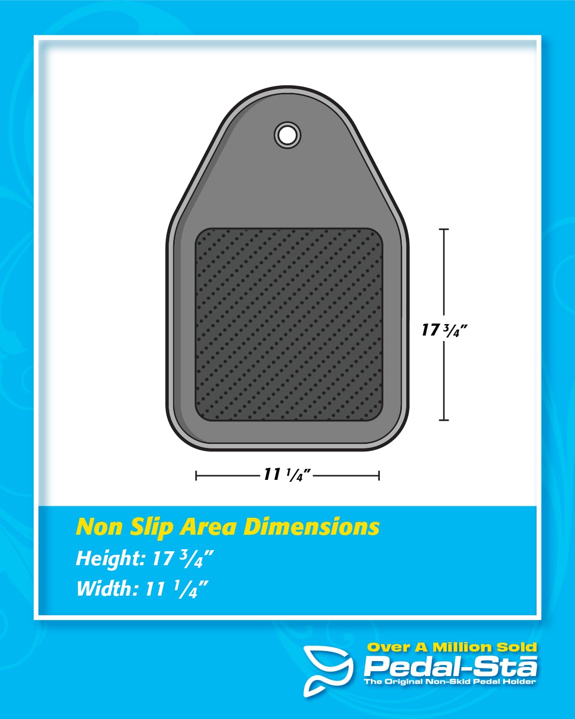 Pedal-Sta II Sewing Machine Pad, 100% American made.