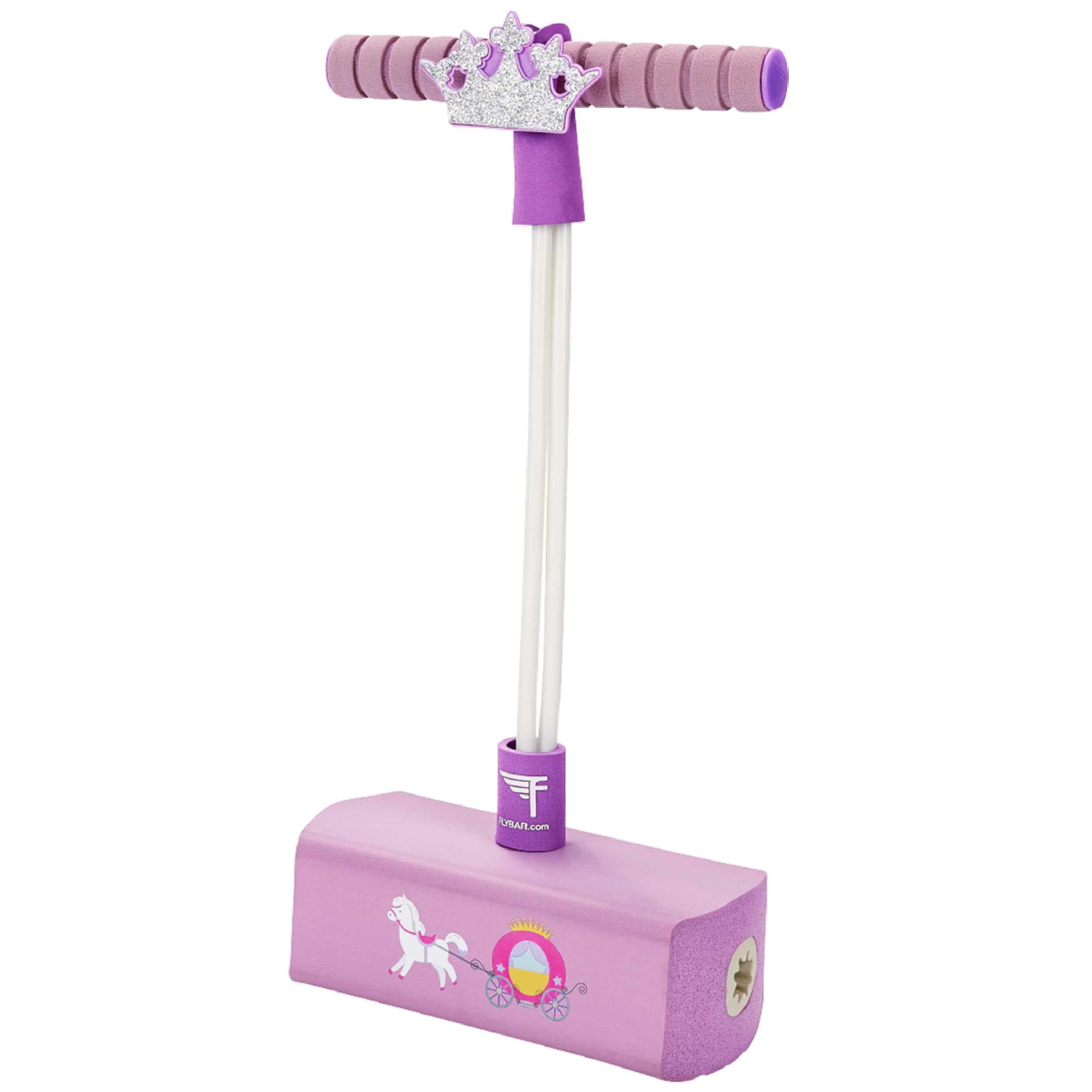 Photo 1 of Flybar My First Foam Pogo Jumper for Kids Fun and Safe Pogo Stick for Toddlers, Durable Foam and Bungee Jumper for Ages 3 and up, Supports up to 250lbs (Pink Princess), Large