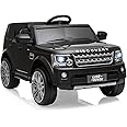 GAOMON Licensed Land Rover Ride on Car, 12V 4.5 MPH Ride on Toys for Toddler 3-8, Kids Electric Car with Parent Remote Control, Music Player, MP3, LED Lights, Black