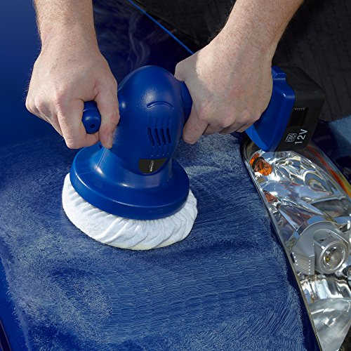 AutoRight Cordless Detailing Polisher 6” Inch C900124.M Orbital Buffer, Cordless Buffer for Waxing Vehicles, RVs and Boats, Car buffer, Car polisher