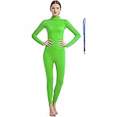 Full Bodysuit Include Zipper Helper Womens Costume Without Hood and Gloves Socks Spandex Zentai Unitard