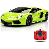 Lamborghini Aventador LP700-4 RC Car, 1:18 Scale, 2.4GHz Remote Control | Officially Licensed Lamborghini Aventador LP700-4, Proven Quality Since 2018, Easy-to-Control RC Car for Kids 6+, green