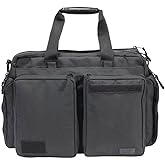 5.11 Tactical Side Trip Briefcase, Professional Laptop & Messenger EDC Duffle Bag for Work & Travel, 32L, Black, Style 56003ABR