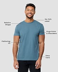 INTO THE AM Premium Men's Fitted Crew Neck Plain