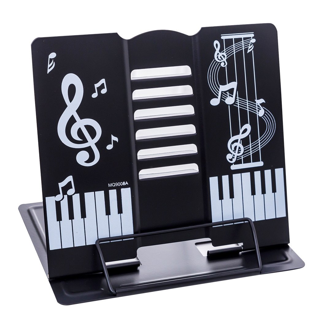 Sipliv Book Stand 68 Angle Adjustable and Portable Reading Stand Tablet/Cookbook/Textbook/Sheet Music/Tablature/Painting/Book Stand Document Holder - Black