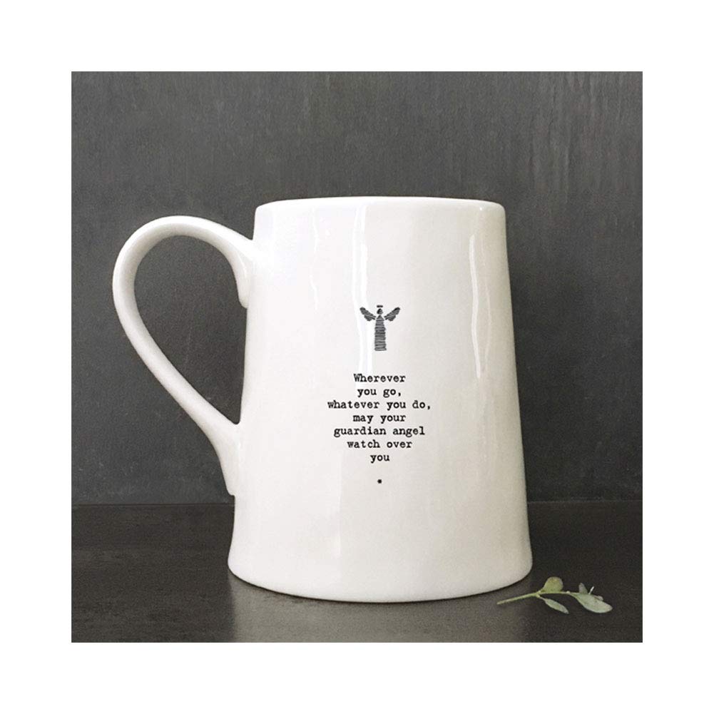 East of India Porcelain Mug - Angel/Wherever You Go