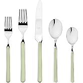 MEPRA Fantasia Flatware Set, [5 Piece, Sage