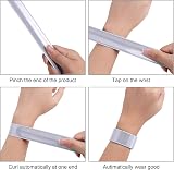 URAQT Reflector Strips 16 Pcs Reflective Snap Band Wrist Ankle Safety Bands view 4