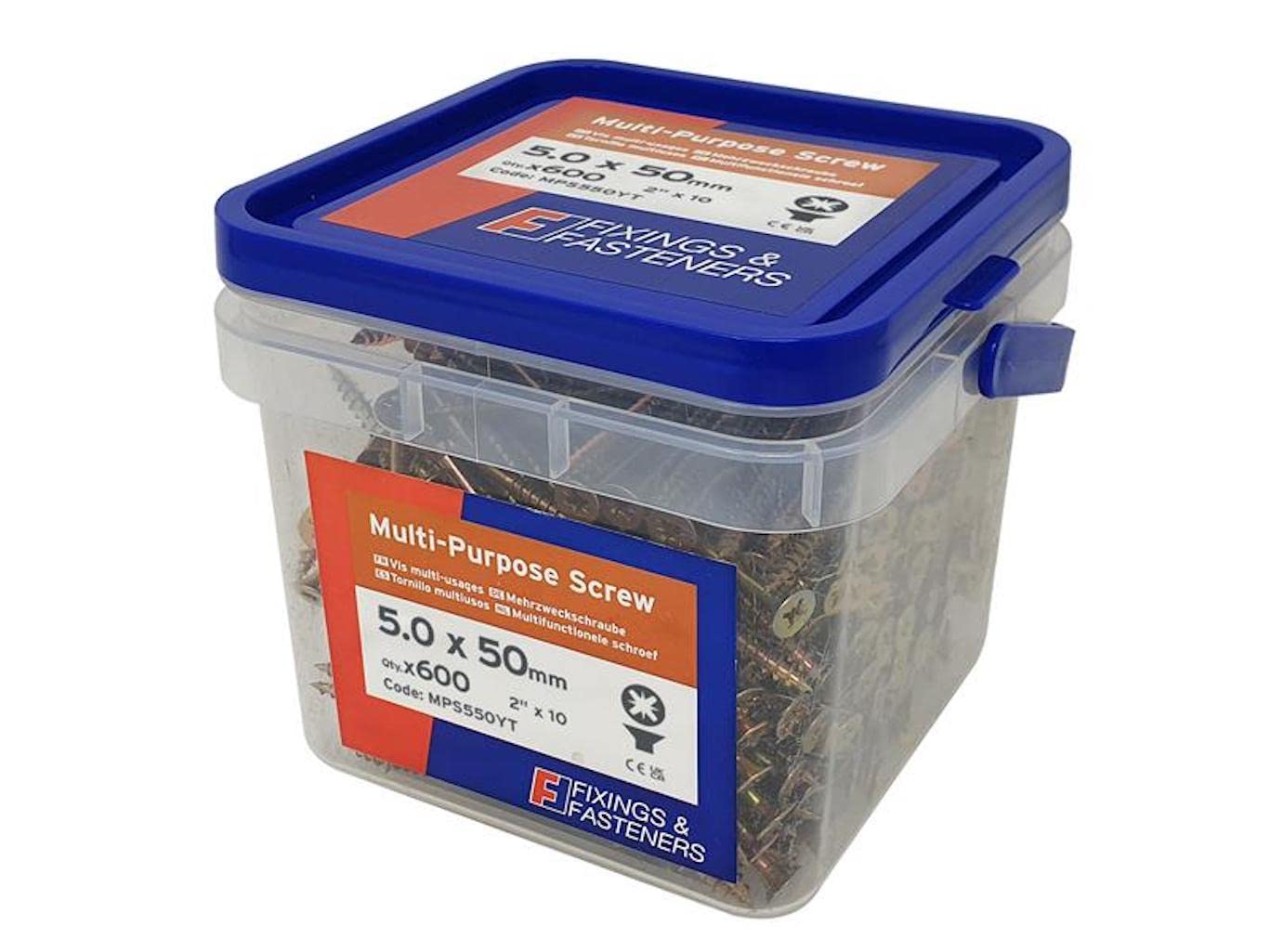 MP Screw ZYP 5.0X50MM 600PCS TUB