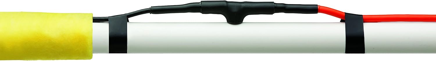 M-D Building Products 64444 Md Pipe Heating Cable With Thermostat, 30 Ft, -50 Deg F, 1 Pack, Orange - Heat Trace - 